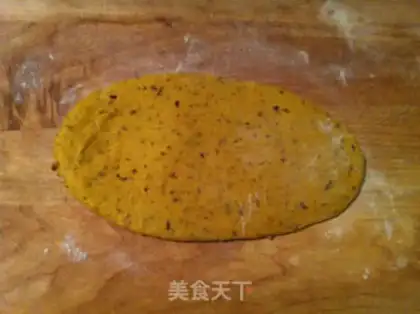 Make Pumpkin red bean toast step 4