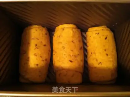 Make Pumpkin red bean toast step 6