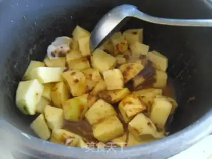 Make Potato with soy sauce step 3