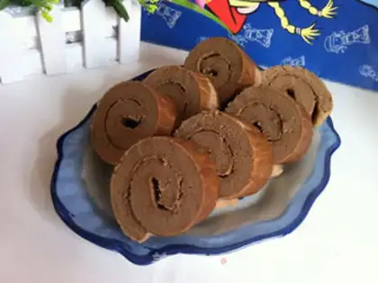 Make Chocolate rolls step 15