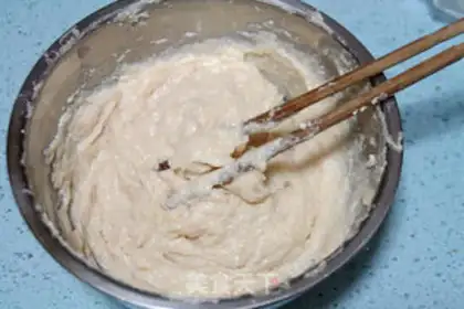 Make Chicken tofu pills with eggplant juice step 10
