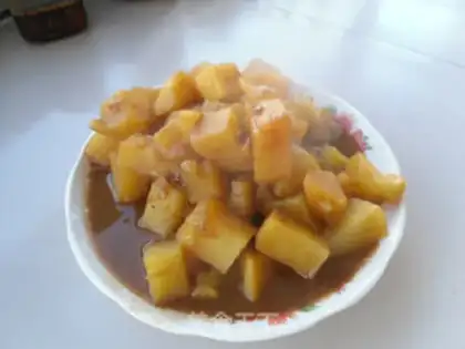 Make Potato with soy sauce step 5