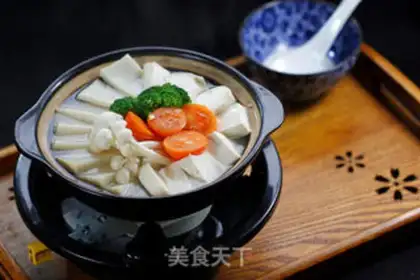 Make Fish-cake tofu pot step 7