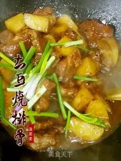 Make Potato burn ribs step 5