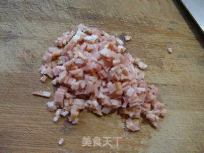 Make Onion bacon burrito step 1
