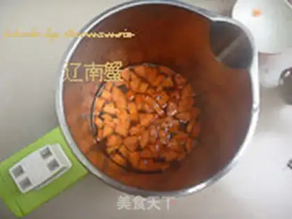 Make Fruity tofu brain step 1