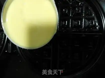 Make Strawberry waffles step 6