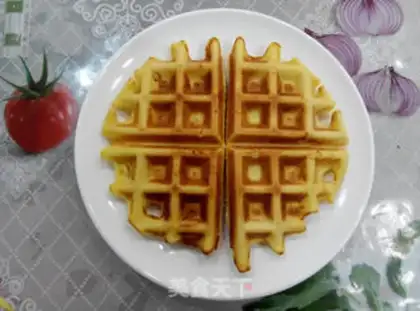 Make Strawberry waffles step 8