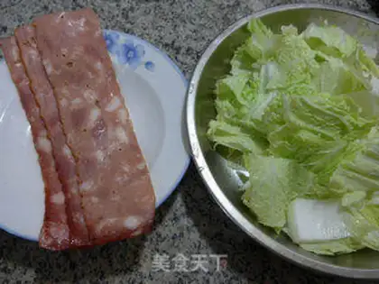 Make Bacon cabbage step 0