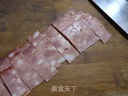 Make Bacon cabbage step 1