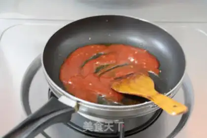 Make Chicken tofu pills with eggplant juice step 24