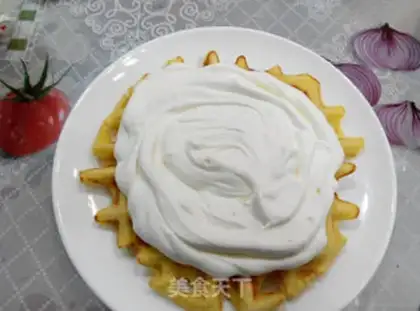 Make Strawberry waffles step 10