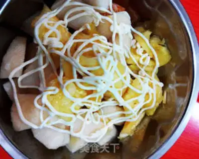 Make Shell fruit salad step 3