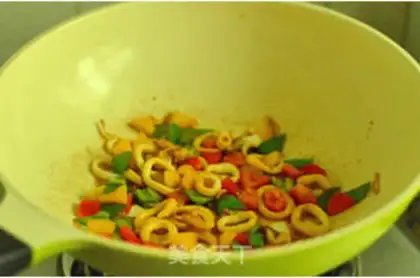 Make Pepper squid rings step 7