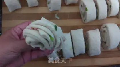 Make Ham onion rolls step 12