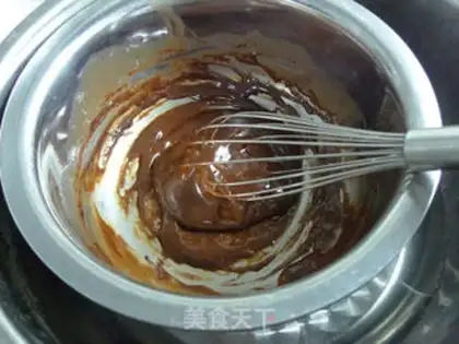 Make Chocolate almond cake step 2