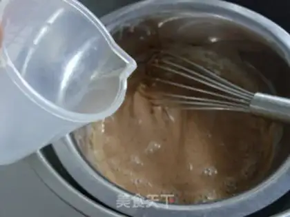 Make Chocolate almond cake step 3