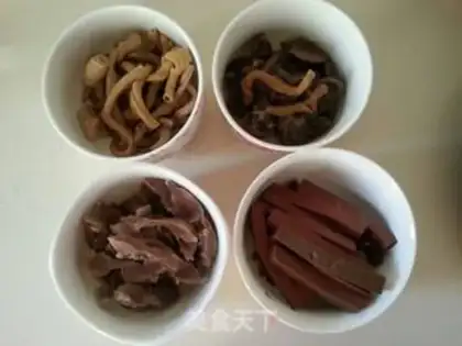 Make Duck blood fan soup step 3