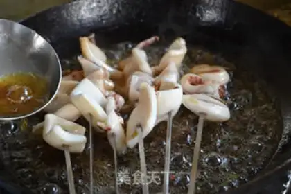 Make Spicy squid step 2