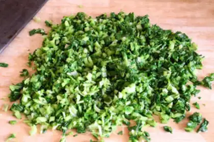 Make The moss pork dumplings step 3