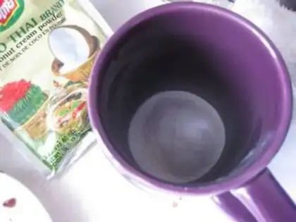 Make Coconut bean and fruit step 2