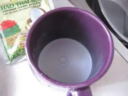 Make Coconut bean and fruit step 3