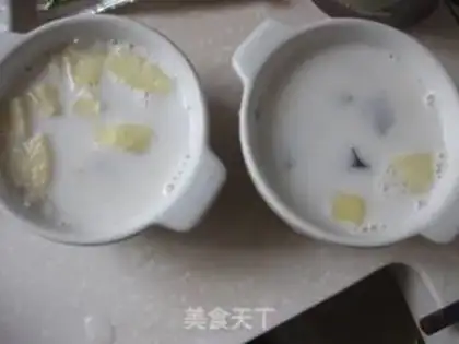 Make Coconut bean and fruit step 5