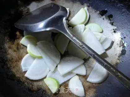 Make Lamb for radish step 1
