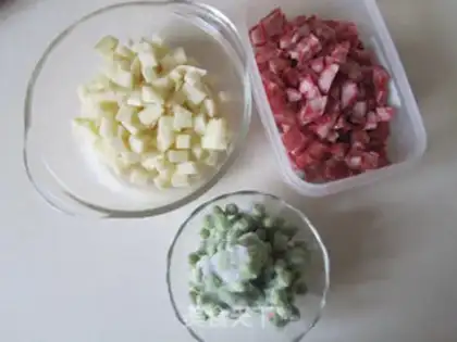 Make Sausage potato rice step 2