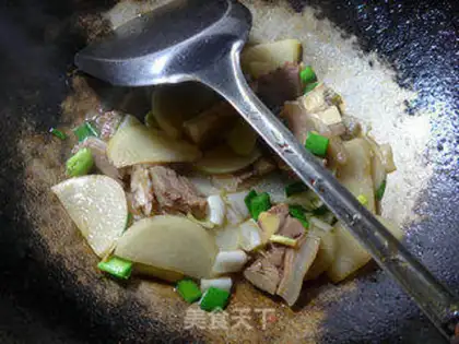 Make Lamb for radish step 8