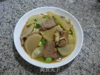 Make Lamb for radish step 9