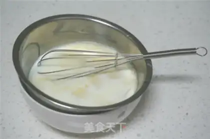 Make Milk mousse step 4