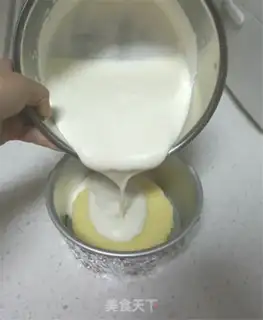 Make Milk mousse step 8