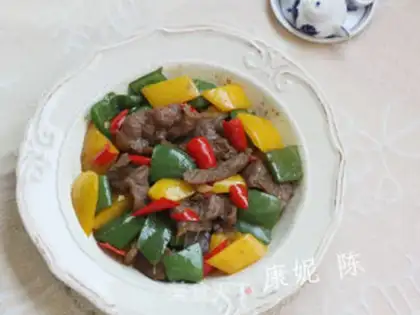 Make Pepper beef step 9