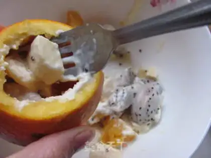 Make Fruit salad oranges step 7