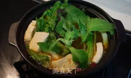 Make Fresh tofu spicy hot pot step 12