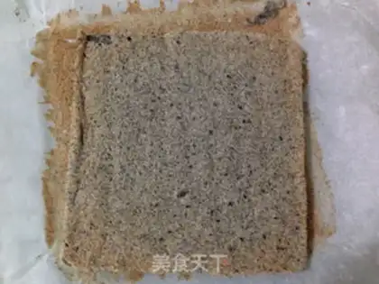 Make Black Sesame Potato Cake Roll step 13