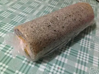 Make Black Sesame Potato Cake Roll step 15
