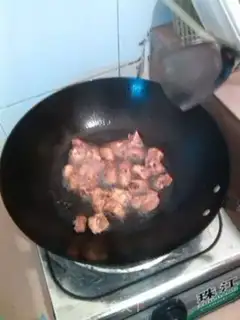 Make Eggs and seameat step 1