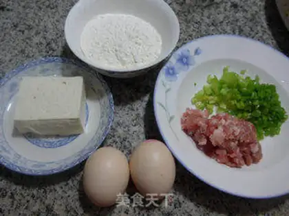 Make Celery tofu eggcake step 0