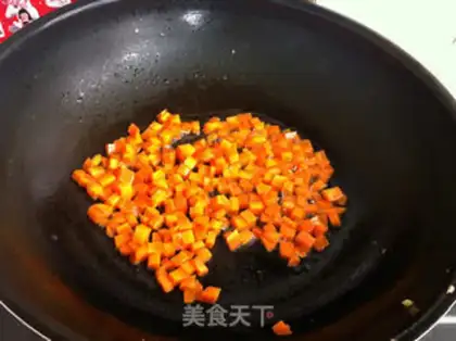 Make Egg fried rice step 2