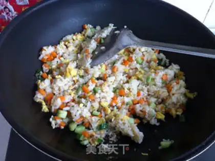 Make Egg fried rice step 7