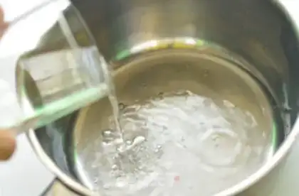 Make Coca milk pudding step 2