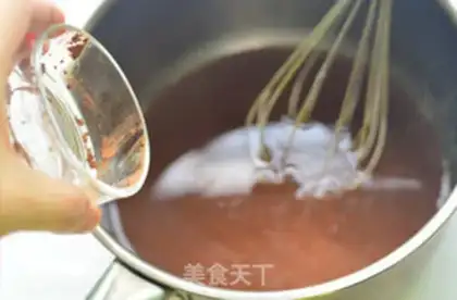 Make Coca milk pudding step 3