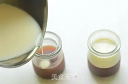 Make Coca milk pudding step 10