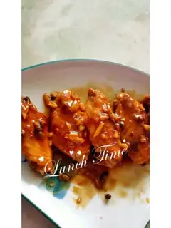 Make Red chicken wings step 6