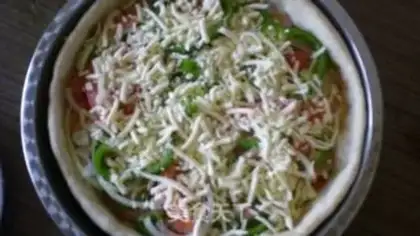 Make Handmade pizza step 8