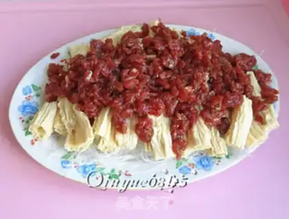 Make Beef mackerel fans step 6