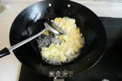 Make Bacon fried rice step 2
