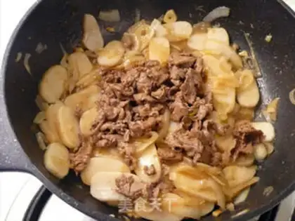Make Sand and beef cake step 6